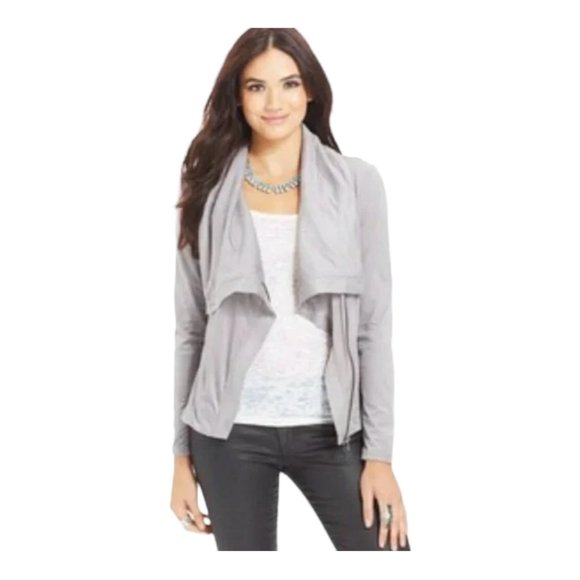 Jessica Simpson Jackets & Blazers - Gray Faux Suede Jacket